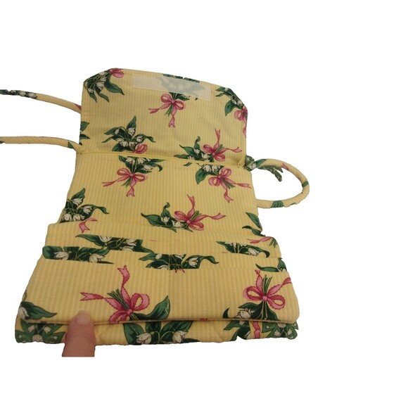 Vera Bradley Hope Breast Cancer Charity Pattern Wallet On Strap - Picture 4 of 5